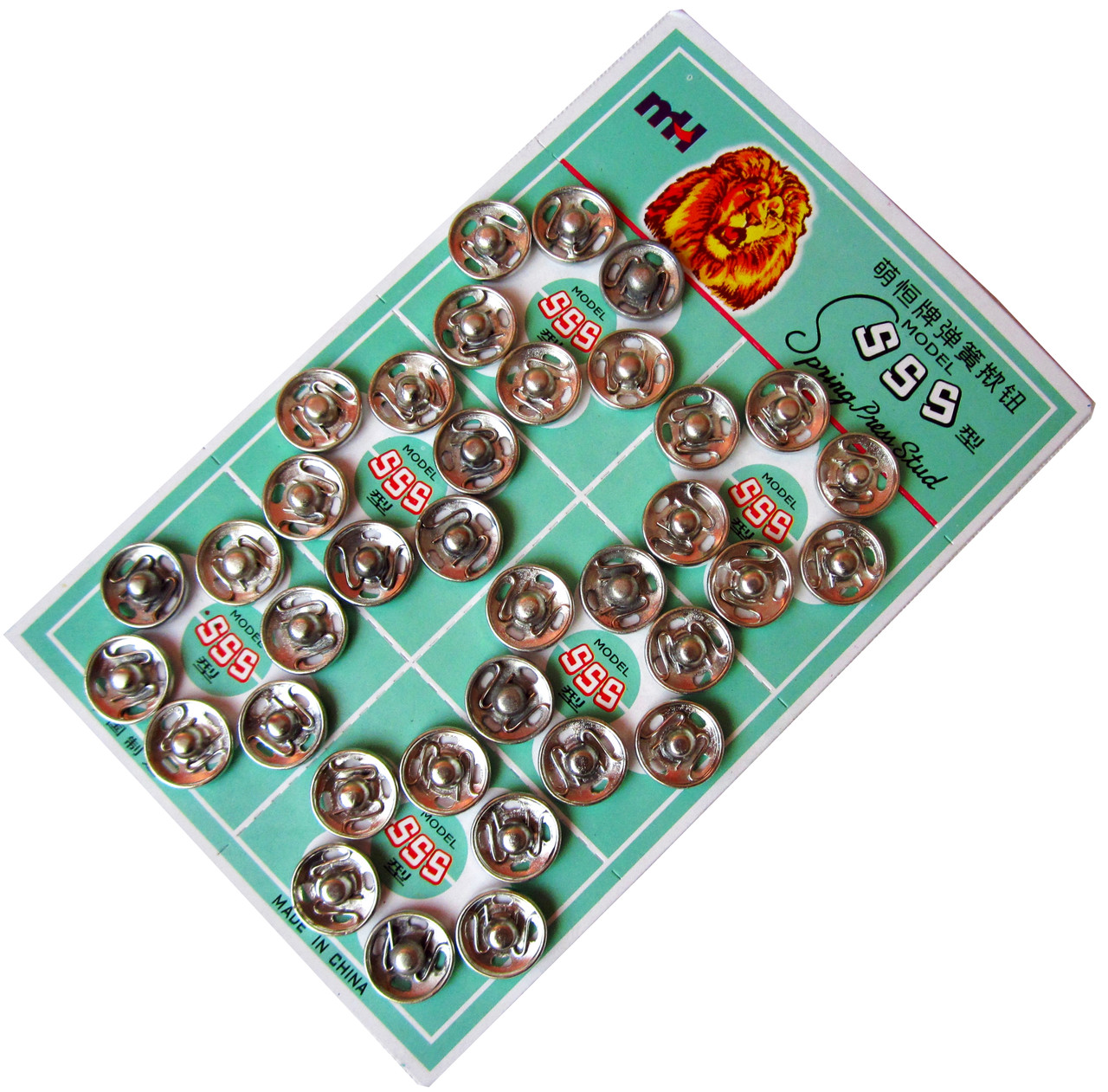 Кнопки пришивні No2 (12 мм/36 шт.) Білий