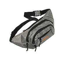 Сумка на пояс (бананка) Rovicky BAG-WB-02-4047 GREY