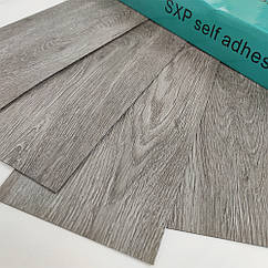 Самоклеючий гнучкий ламінат Темно-сіре дерево, ціна за 1 шт