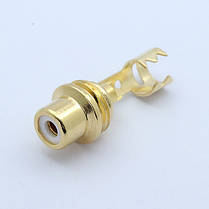 Гніздо RCA під паяння FreeEnd — RCA Female Metal R Connector (комплект 2 шт.), фото 6