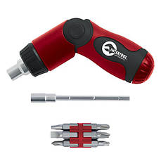 Викрутка переломна реверсивна Intertool VT-1014 14ед.