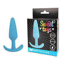 ВТУЛКА АНАЛЬНА L 95 мм D 25 мм, колір блакитний