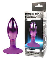 ВТУЛКА АНАЛЬНА ФІОЛЕТОВАНА колір основи фіолетовий, вага 152 г, L 100 мм D 35 мм