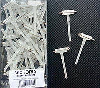 Булавка для бутоньєрки біла Victoria, Польща, фото 3