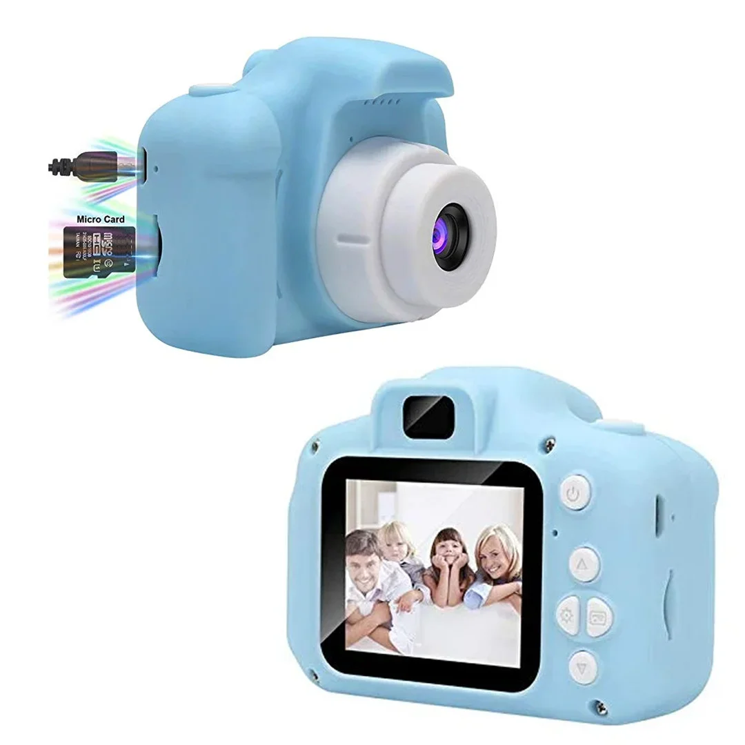 Дитяча камера, Дитячий цифровий фотоапарат, Kids Camera Блакитний