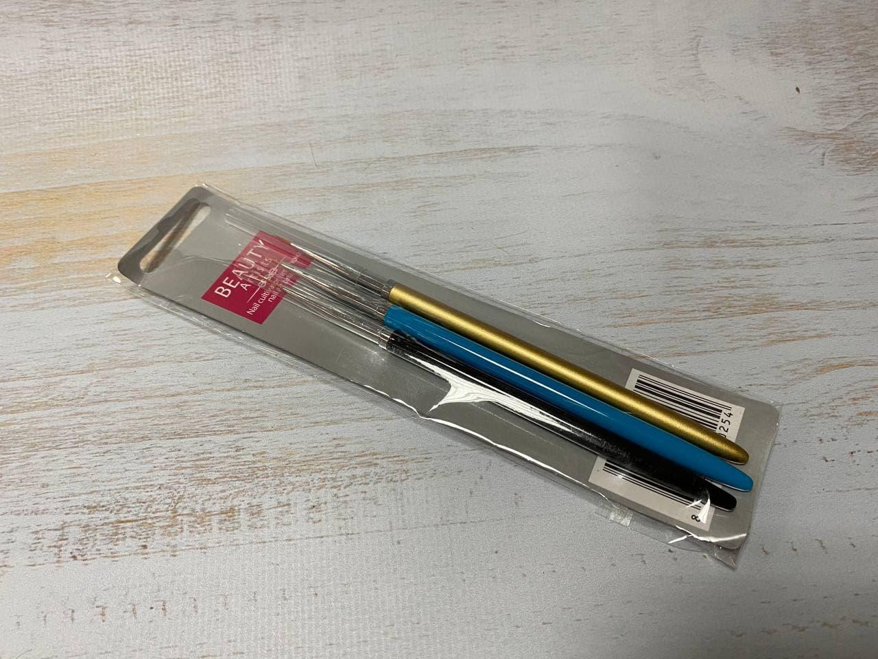 Набір пензлів для малювання, лайнери (метал)