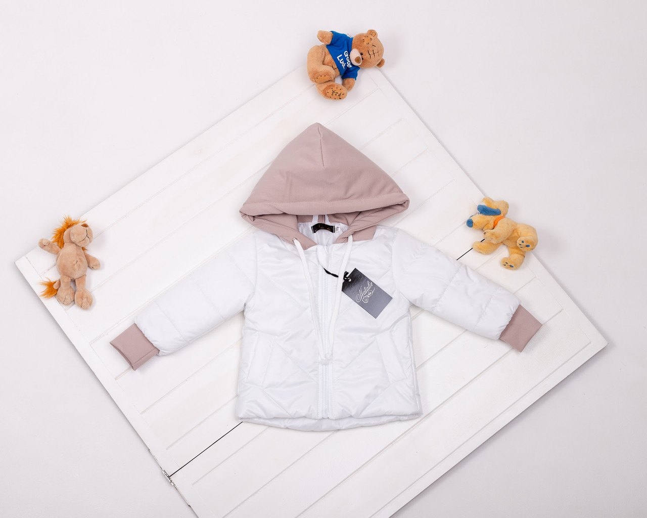 Демісезонна дитяча курточка з капюшоном ( 86, 92, 98, 104, 110, 116, 122, 128, 134 )