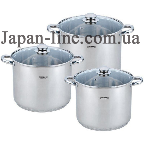 Набір каструль 6 пред. Bohmann BH 3462