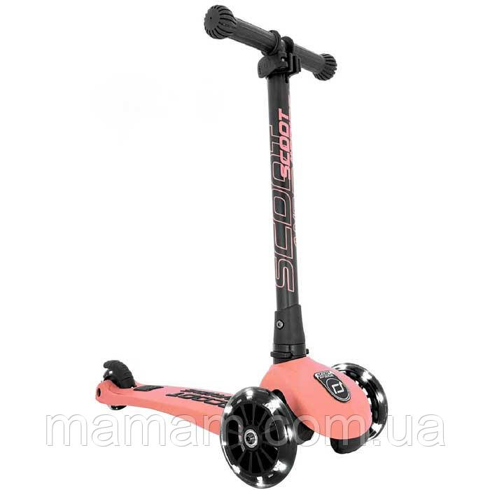 Самокат Scoot and Ride Highwaykick 3 Led Peach, фото 1