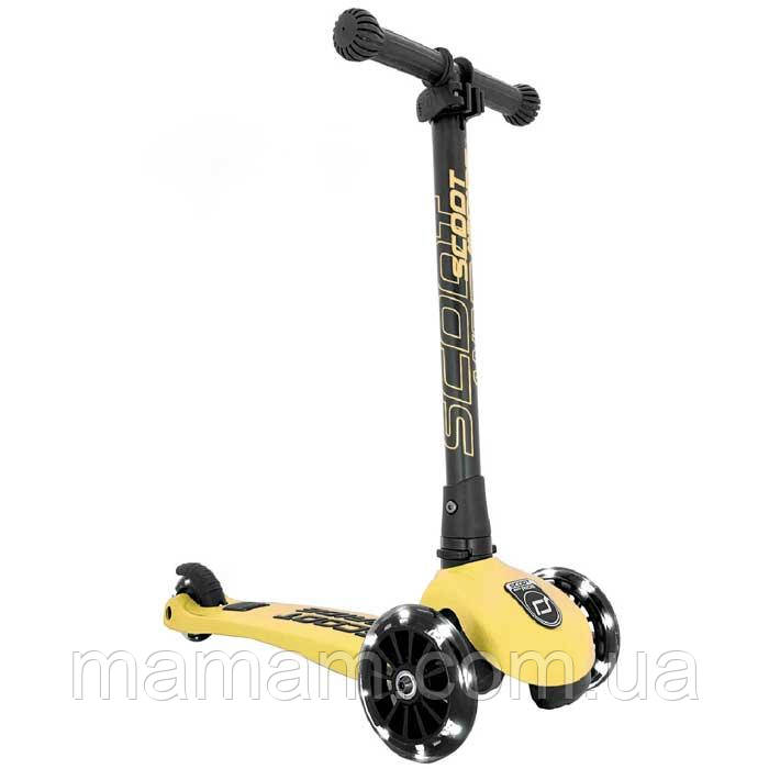 Самокат Scoot and Ride Highwaykick 3 Led Lemon, фото 1