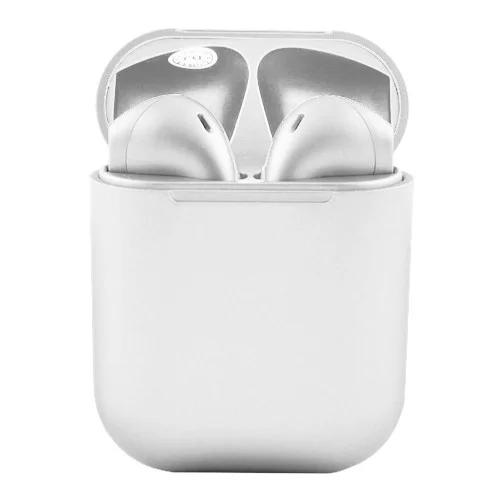 Бездротові навушники з мікрофоном bluetooth навушники в кейсі inPods 12 Simple Білий глянцевий, фото 1