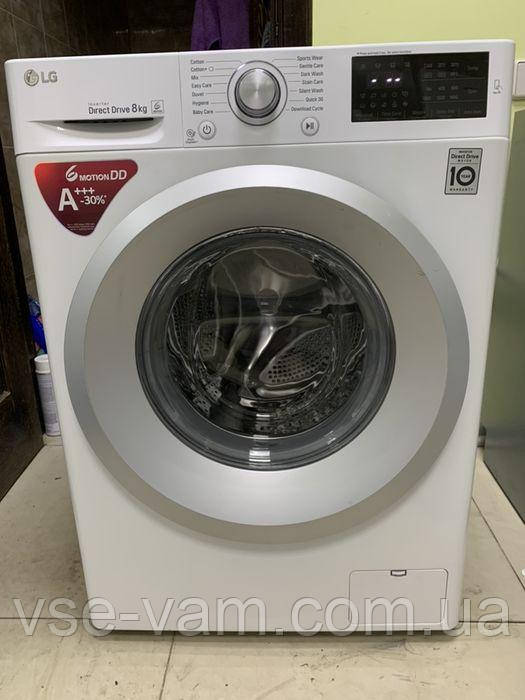 Пральна машина LG 8кг 1400отжим. D. D INVERTER Motor A+++ Німеччина Б. у