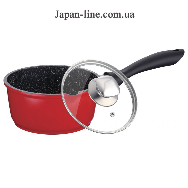 Ківш з гранітним покриттям Peterhof PH-15815-16 red 1,25 л