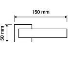Ручка Linea Cali Stream CS (024 розете та) хром матовий, фото 2