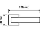 Ручка Linea Cali Sintesi CS (024 розете та) хром матовий, фото 2
