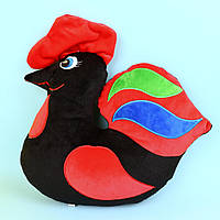Подушка декоративна Півник чорний м'яка іграшка