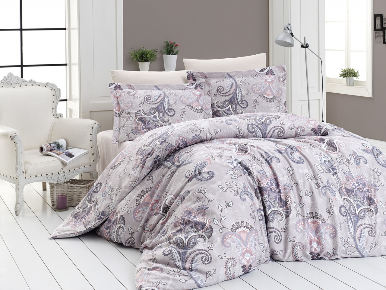 Постільна білизна La Romano Cotton Satin Heaven Sampanya Сімейний