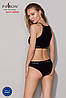 Трусики жіночі з прозорою вставкою Passion PS006 PANTIES black, size XL, фото 6
