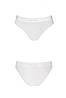 Трусики жіночі з прозорою вставкою Passion PS006 PANTIES white, size XL, фото 4