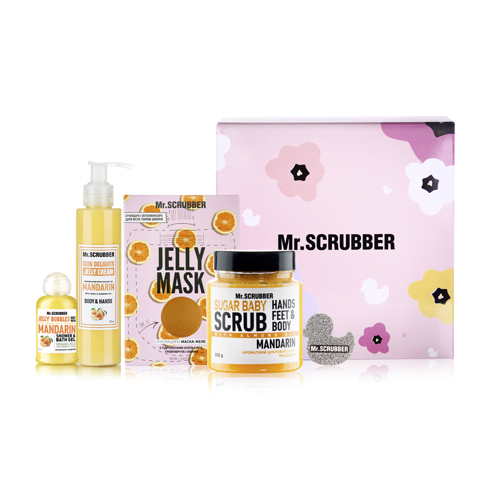 Подарунковий набір Orange Care Mr.SCRUBBER подарунок на 8 березня