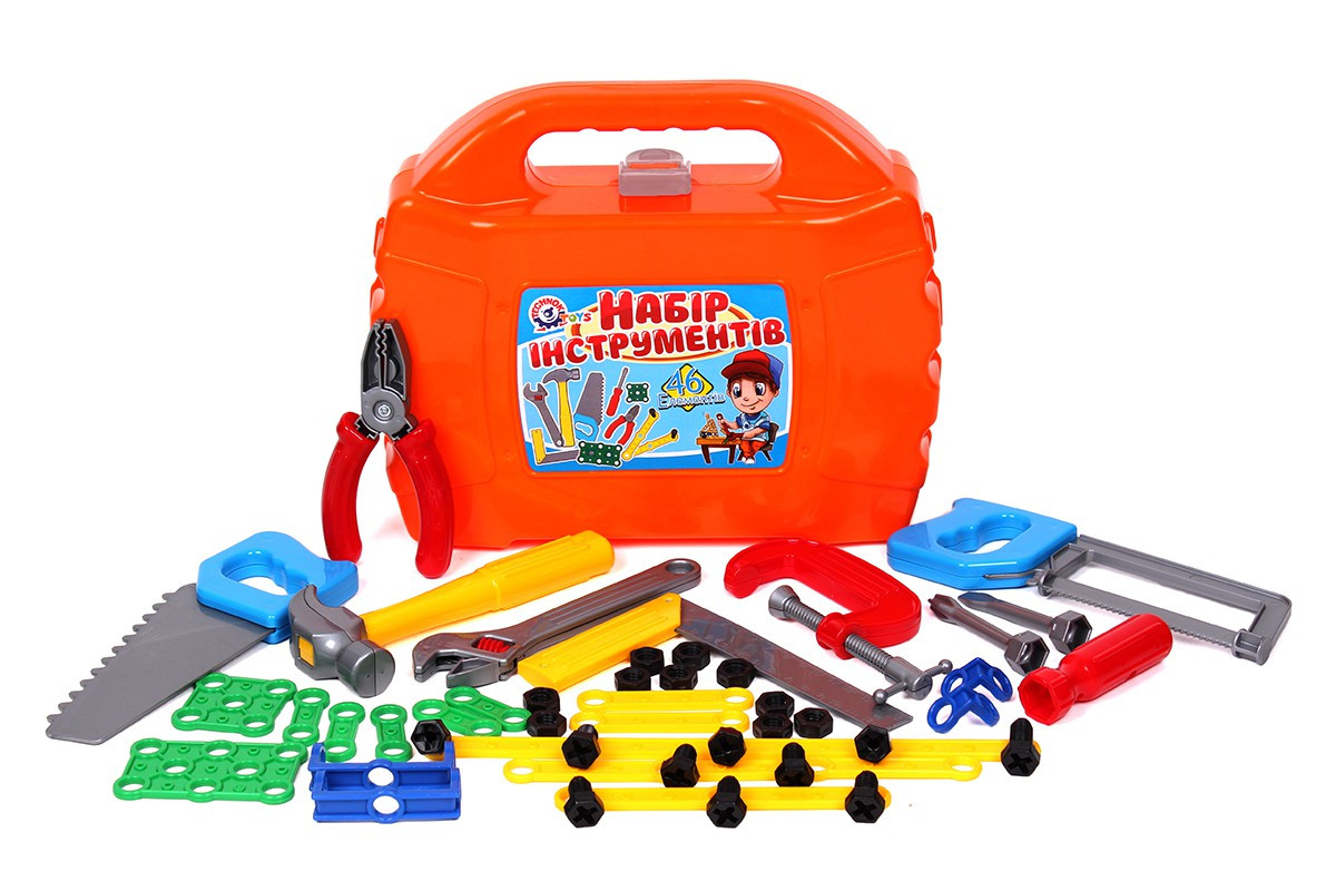 Дитячий набір інструментів у валізі 46 попер. ТехноК (4388)