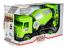 Авто "Middle truck" бетонозмішувач (св. зелений)