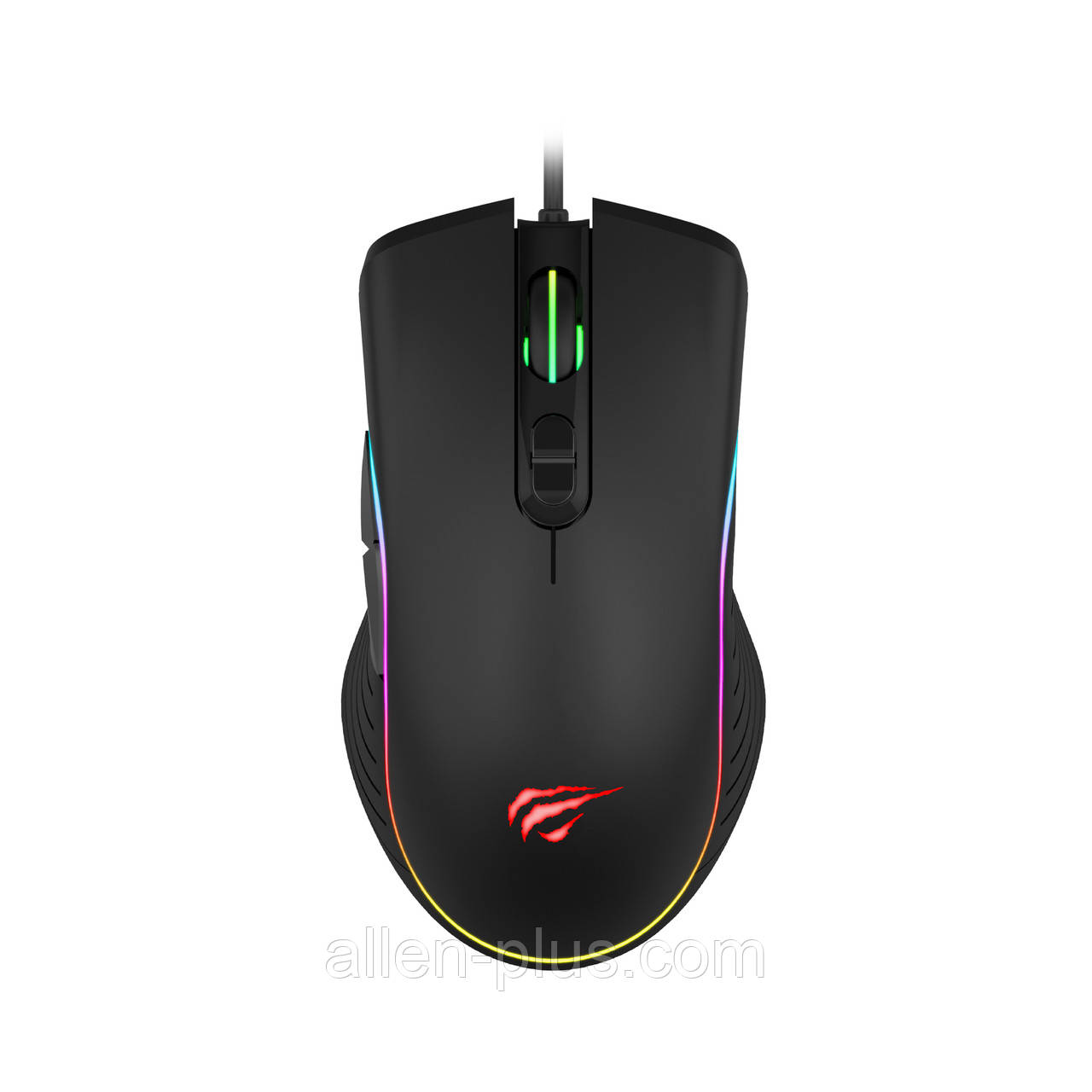 Миша ігрова HAVIT HV-MS1006 Backlight (3200 DPI) GAMING, USB, black