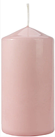 Свеча 12 см светло-розовая столовая декоративная Bispol Польша sw60/120