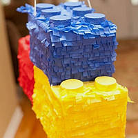 Пиньята лего lego бумажная для праздника Пиньята лего lego бумажная для праздника Піньята лего конструктор
