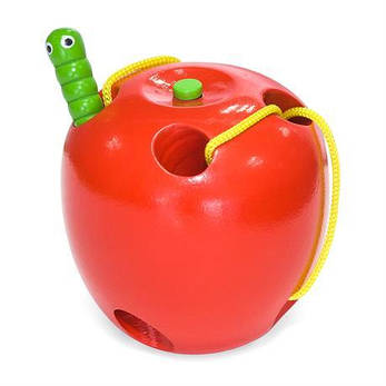 Деревянная шнуровка Viga Toys Яблочко (56276), фото 2