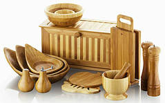 Посуда и изделия из бамбука.