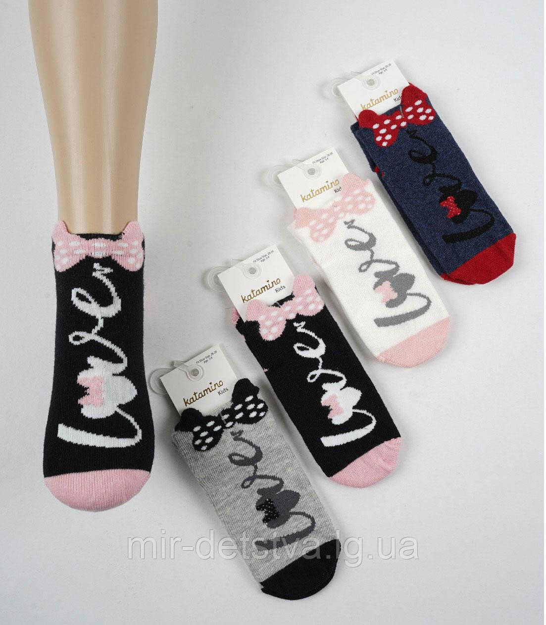 Дитячі бавовняні шкарпетки ТМ Katamino гуртом р.3-4 (21-23 см)