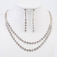 Комплект Кольє та Сережки Марітт