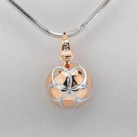 Кулон XUPING Напівсфера 20х10 мм Позолота