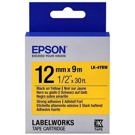Стрічка для принтера етикеток Epson LK4YBW9 (C53S654014) - оригінал