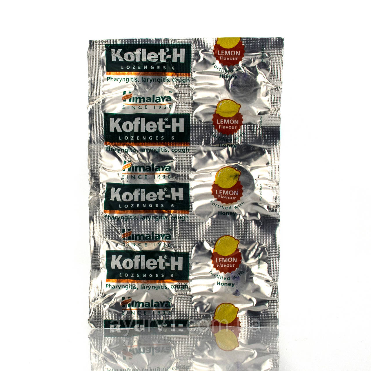 Кофлет-Н із лимоном Himalaya 6 таб