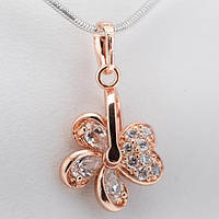 Кулон XUPING 25х18 мм Позолота Вставки Цирконій