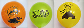 Кульки повітряні з малюнком поштучно "Наруто" 12" (30см) (асорті)