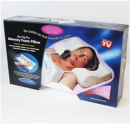 Подушка ортопедична Memory Подушка, подушка Memory Pillow з ефектом пам'яті