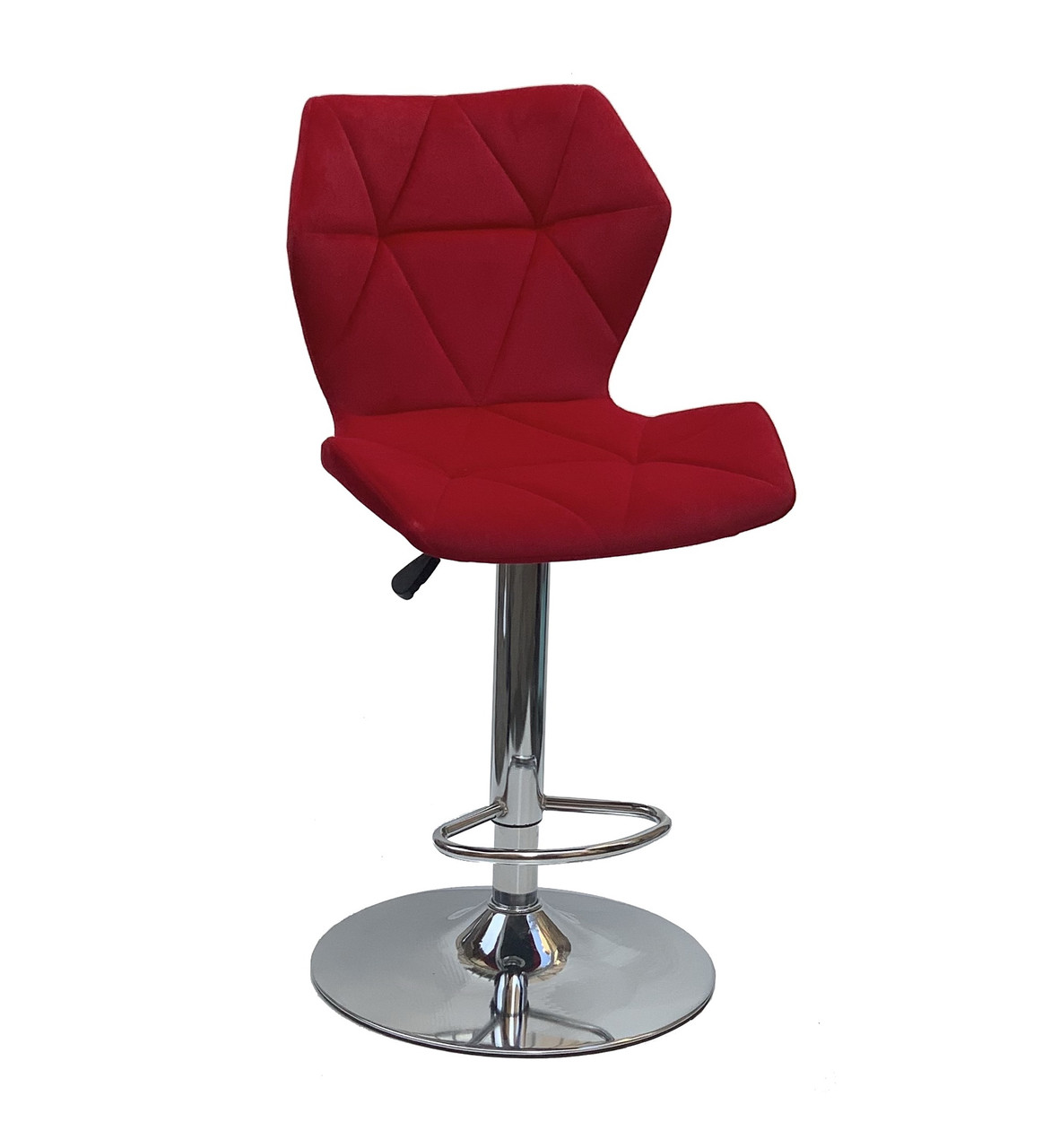 Барний стілець Торіно бородово - червоний оксамит TORINO BAR CH - BASE, фото 1