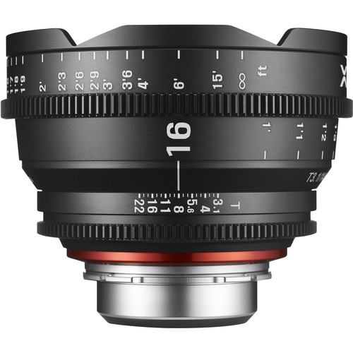 Об'єктив Rokinon Xeen 16 mm T2.6 Lens Canon EF, PL, Sony E, Nikon F, Micro Four Thirds