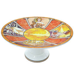 Фруктовниця фарфор Пори року h 11.7 d 25.3 см