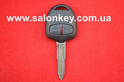 Ключ Mitsubishi outlander, lancer, grandis, с чипом id46 2 кнопки 433MHZ
