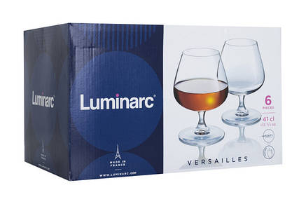 Набір келихів для бренді Luminarc "Versailles" 410 мл N1480, фото 2