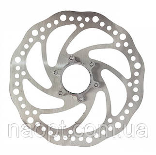 Тормозной диск на велосипед. 160 мм с фланцем. Дисковые тормоза на