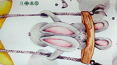 Вінілові наклейки на стіну Зайчик гойдається на зірці  (лист 30 х 90 см) Б394-10, фото 3