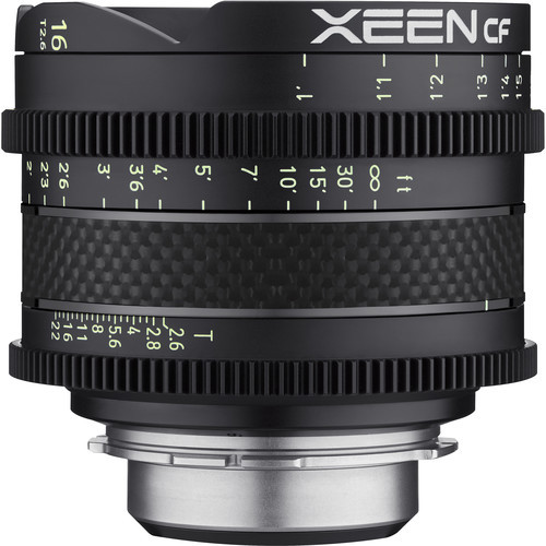 Об'єктив Rokinon Xeen CF 16mm T2.6 Pro Cine Lens EF Mount (CFX16-C), E-Mount (CFX16-NEX), PL Mount (CFX16-PL)