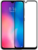 Защитное стекло 3D для Xiaomi RedMi 9A Black (9H Tempered Glass)