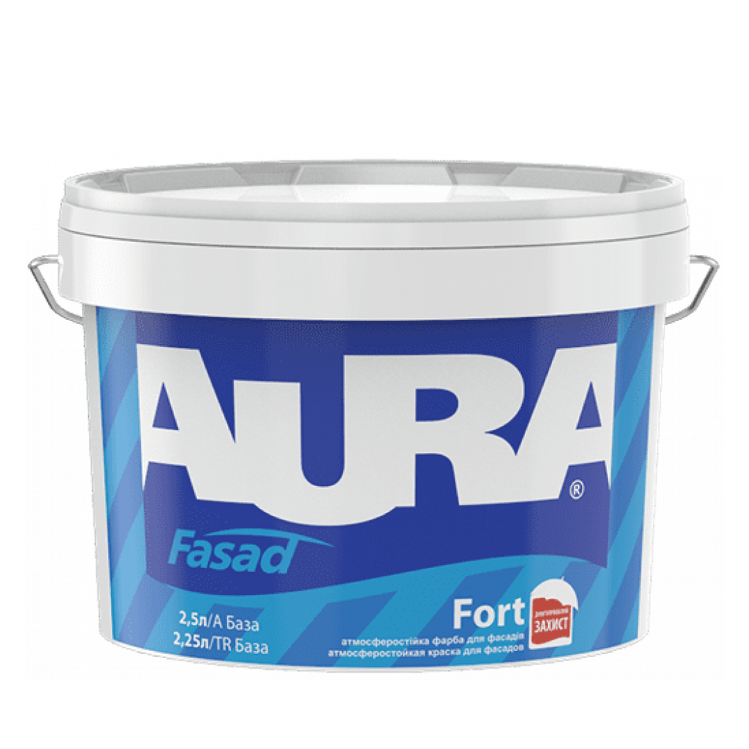 Фасадна фарба Aura Fasad Fort 2,5 л, фото 1