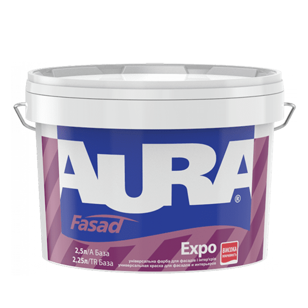 Універсальна фарба Aura Fasad Expo 2,5 л, фото 1